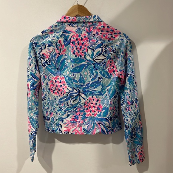 Lilly Pulitzer Pink and Blue Sweatshirt size XS - Picture 5 of 7